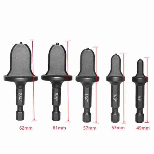 Набір розширювачів мідних труб 5шт без фаски, для шуруповерта Вінниця