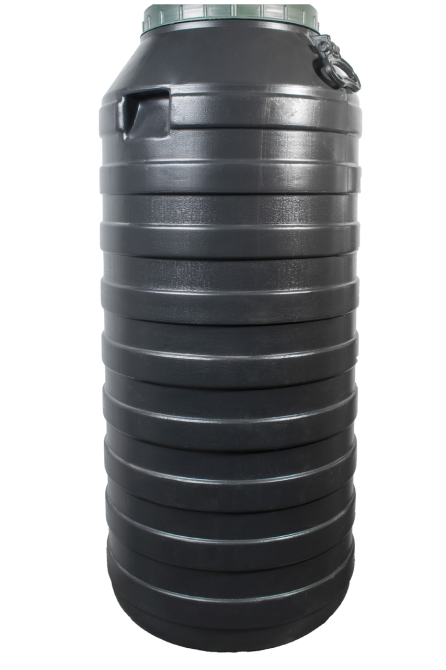 Бочка пластиковая 120 л техническая черная бидон  широкая горловина бочка для воды Днепр - изображение 2