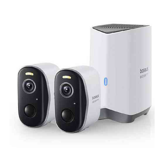 IP-камера відеоспостереження Baseus Security N1 Plus Outdoor Camera 2K 2-Cam Kit White EU Киев