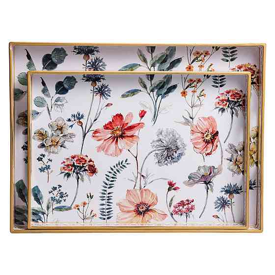 Yiwu Набір прямокутних підносів для подачі їжі 2 (шт) 40×30×4 (см) гарні декоративні таці для к Коломыя