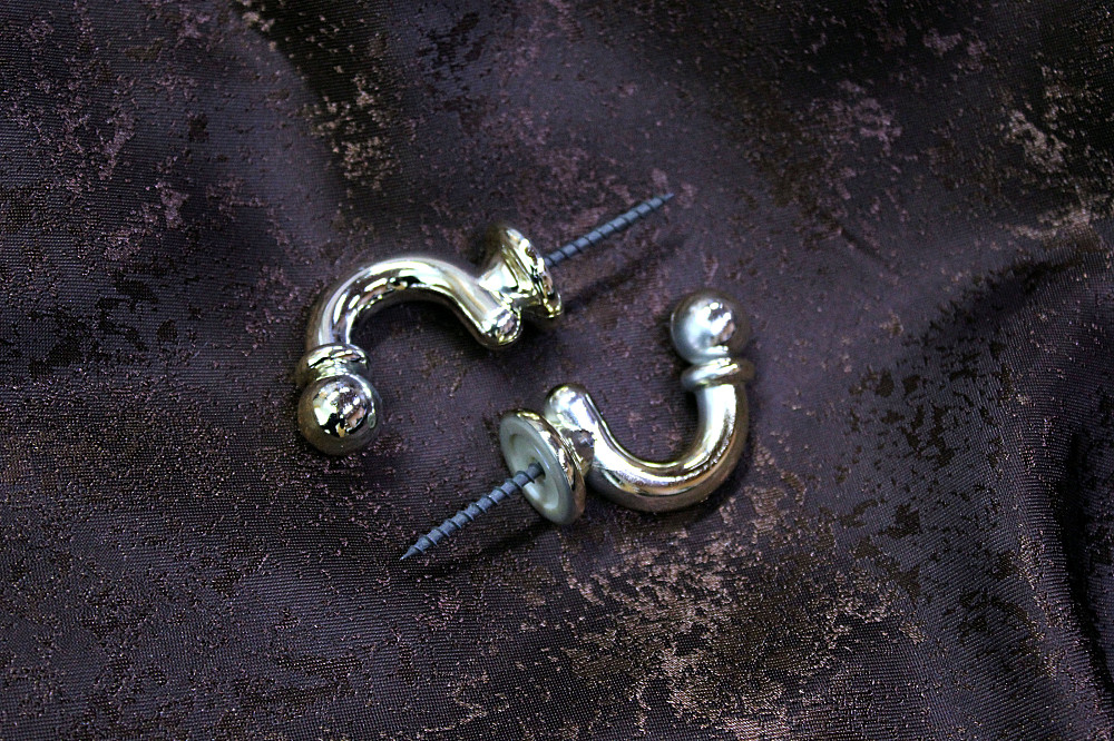 Гачки для підхватів (005кр) набір 2 шт Світло-золотистий (83-005) Київ - фото 2