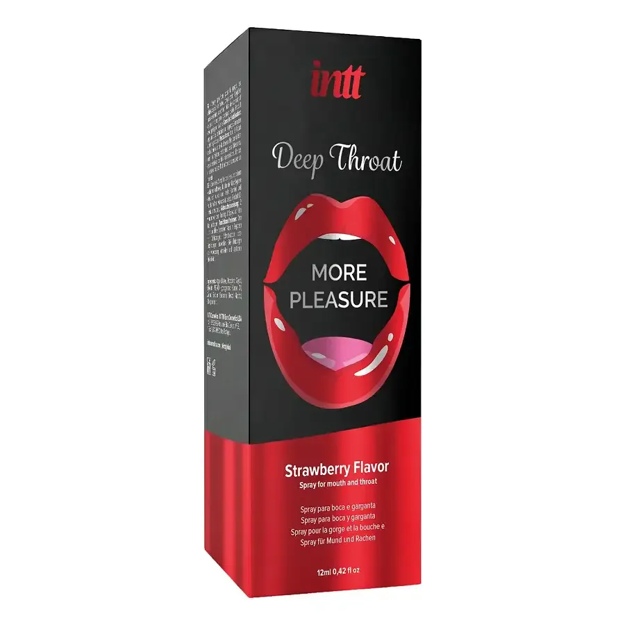 Спрей для глибокого мінету Intt Deep Throat Oral Spray Strawberry (12 мл) Львів - фото 3