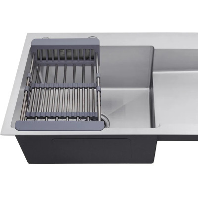 Мийка кухонна Kroner Geburstet-7848LHM (CV030021) Вінниця - фото 11