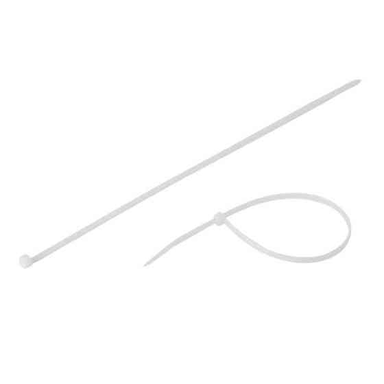 Хомут пластиковый, 4,8×300 мм, 100 шт/упак, белый INTERTOOL TC-4830 Киев