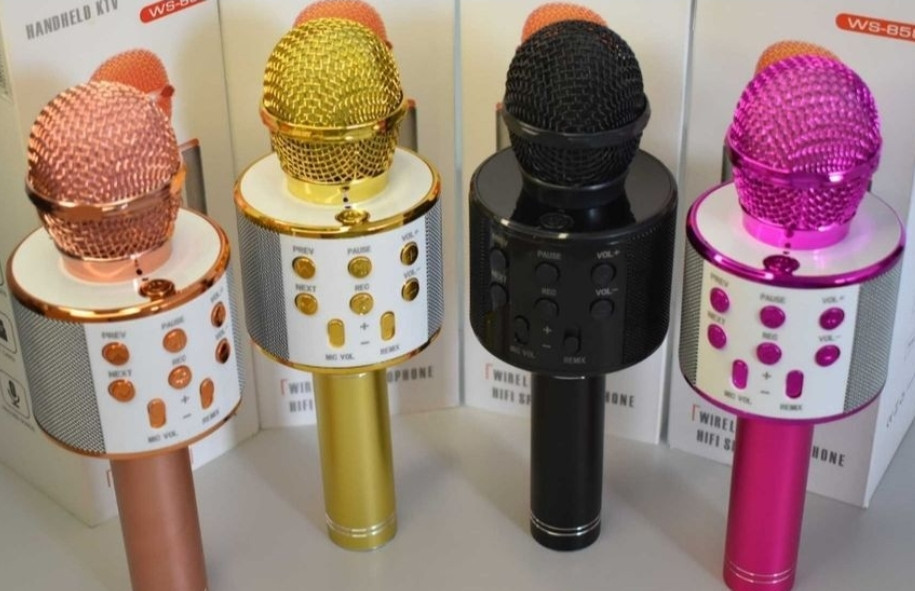 Беспроводной микрофон караоке bluetooth W-858 Микрофон Беспорный. Харьков - изображение 1