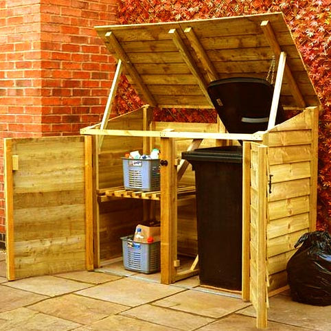 Бокс для сміттєвого бака "Теманто" сієна Миколаїв - фото 1