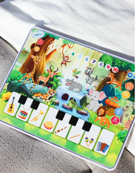 Игрушечный развивающий планшет M 3812 с пианино Винница - изображение 3