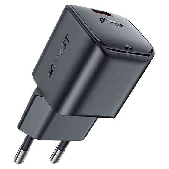 Мережевий зарядний пристрій ACEFAST A73 mini PD20W GaN USB-C charger Black Київ