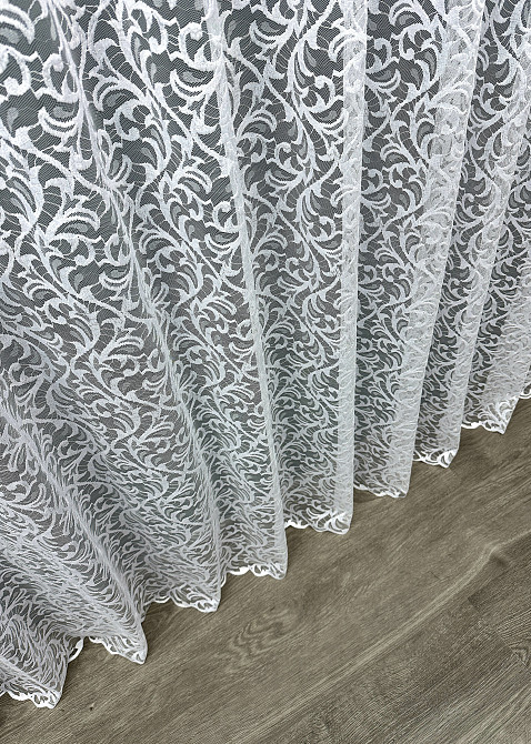 Тюль VR-Textil 1586т Гіпюр Білий 300х270 см (42-0546) Київ - фото 8