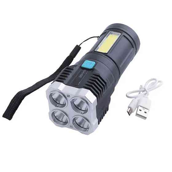 Ліхтарик акумуляторний 1200мАч OSL + COB AC Prof L-S03 Київ