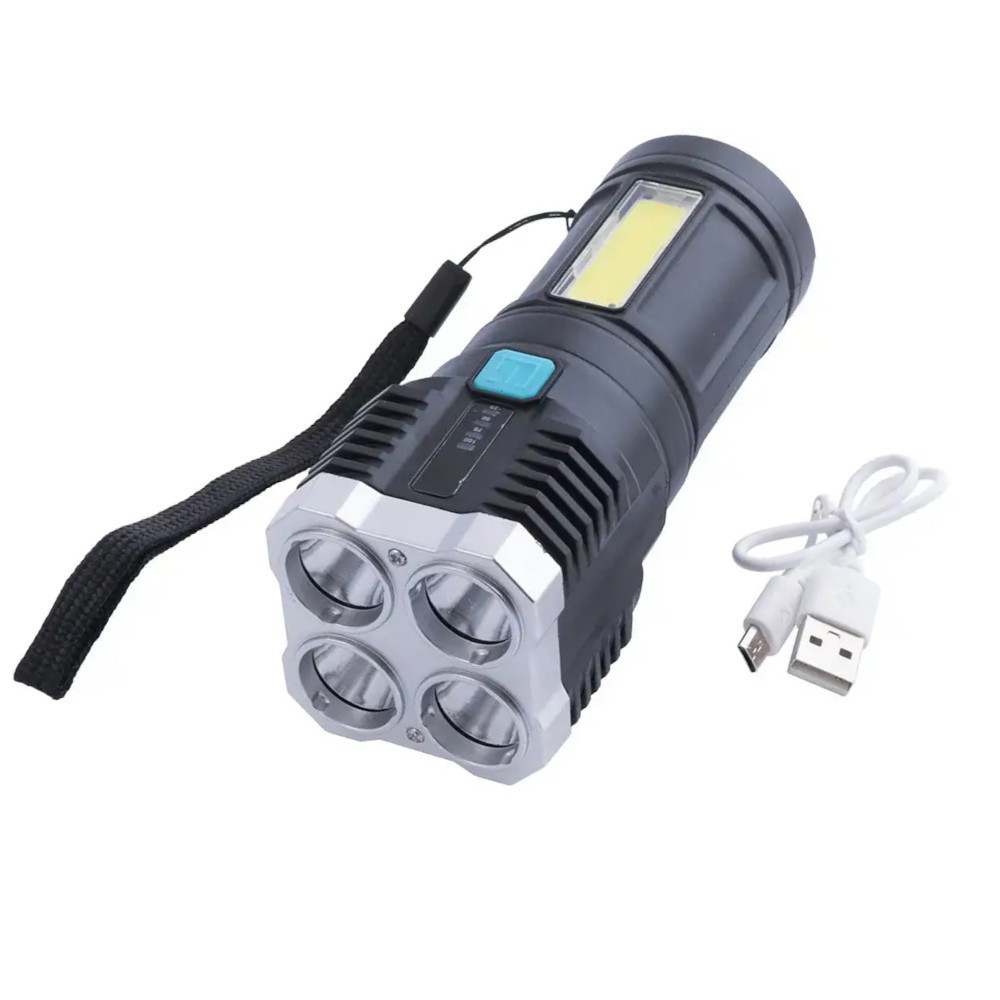 Ліхтарик акумуляторний 1200мАч OSL + COB AC Prof L-S03 Київ - фото 4