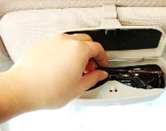 Футляр для окулярів на козирьок cream MC-603KR Вінниця - фото 1