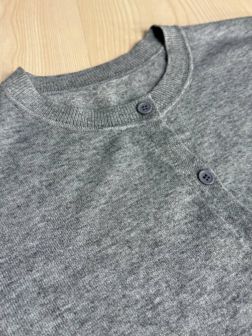 Кардиган женский A-N 82896-82897 однотонный на пуговицах универсальный, серый, one size Киев - изображение 12