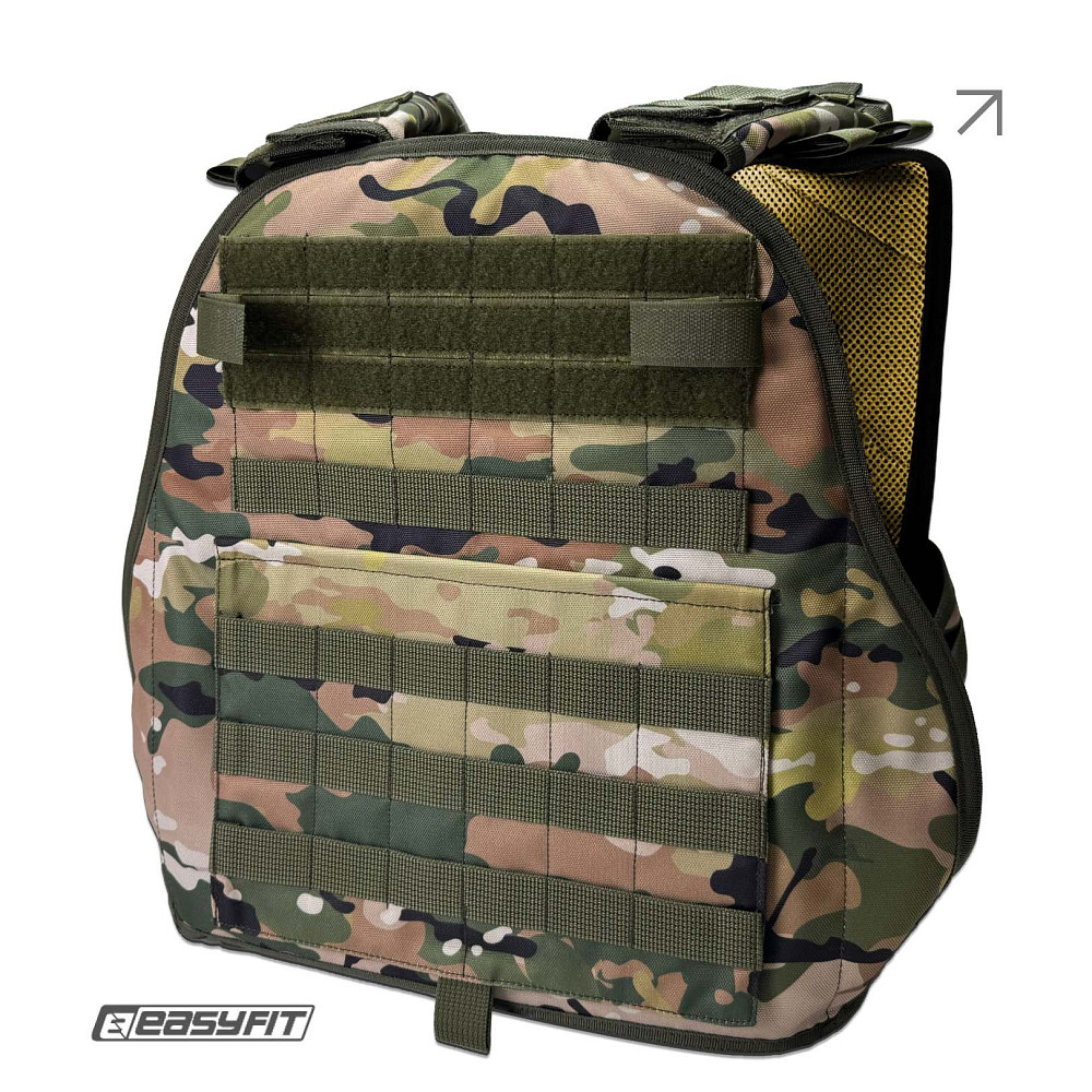 Плитоноска Pantsyr-2 (тактичний військовий жилет, бронежилет MOLLE) Multicam Original (Classic) Коломия - фото 2