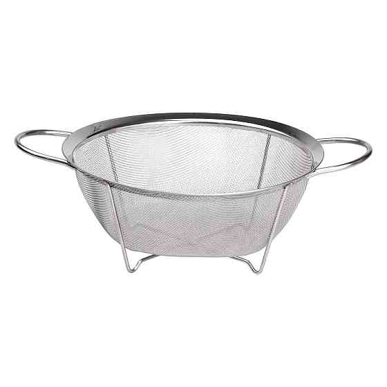 Дуршлаг 22 см с ручками из нержавеющей стали Киев