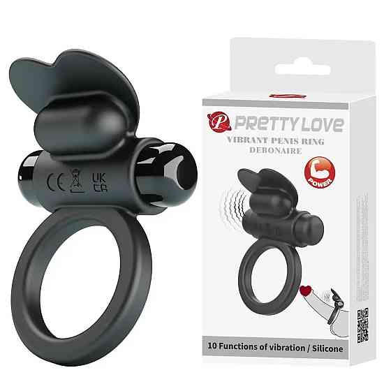 Эрекционное кольцо с вибрацией Pretty Love Vibrant penis ring - DEBONAIRE, BI-210316 Sex Aura Киев