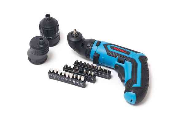 Шуруповерт акумуляторний з набором біт і аксесуарів 36пр (4V, 1.5Ah, 4Nm), в кейсі Одеса