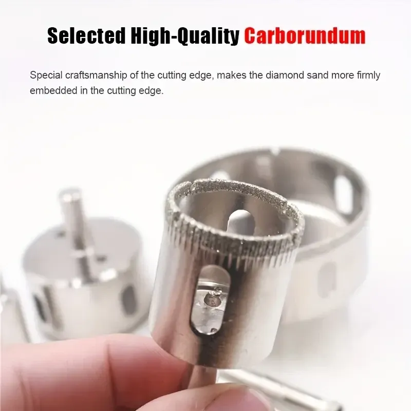 Набір коронок для свердління скла, кахлю та кераміки Київ - фото 18