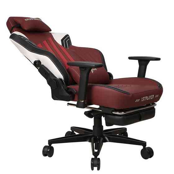 Крісло для геймерів 1stPlayer Duke Black White Red ( 10188 ) Харків