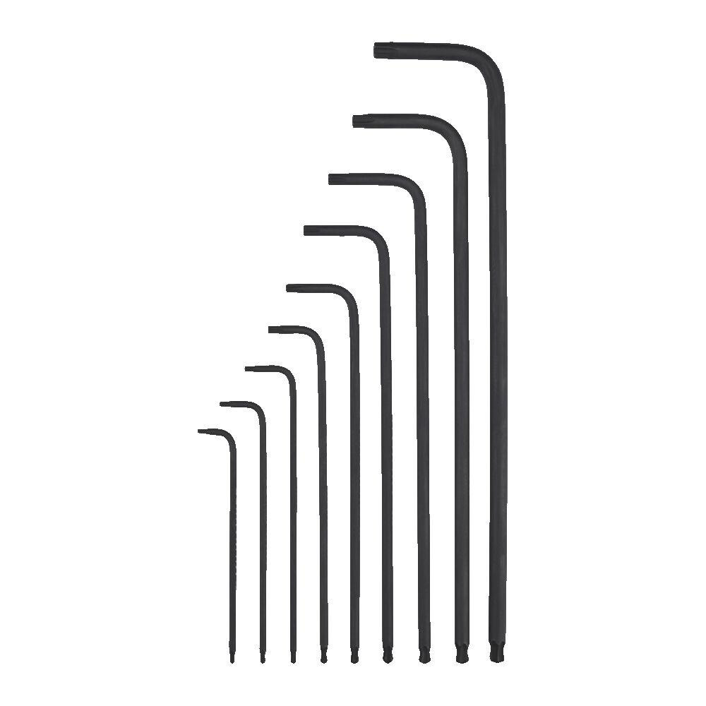 Набор ключей Г-образных TORX MILWAUKEE, (T8/T9/T10/T15/ T20/T25/T27/ T30/T40) (9шт) пластиковый холдер Одесса - изображение 3