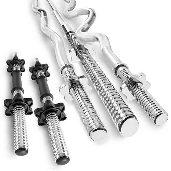 Набір Hop-Sport Premium 173кг з лавою HS-1055, штангами та гантелями Киев