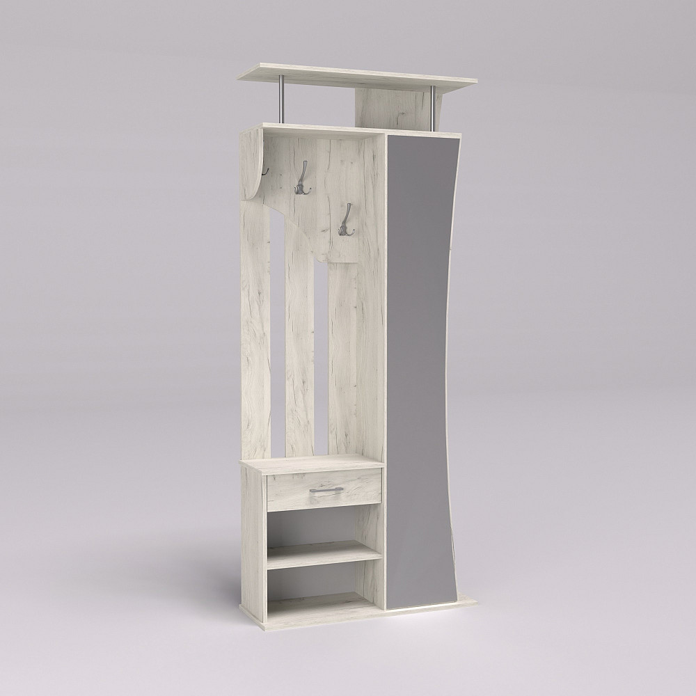 Передпокій Соло-8, Дуб Крафт Білий, 900/330/2100 Львів - фото 1