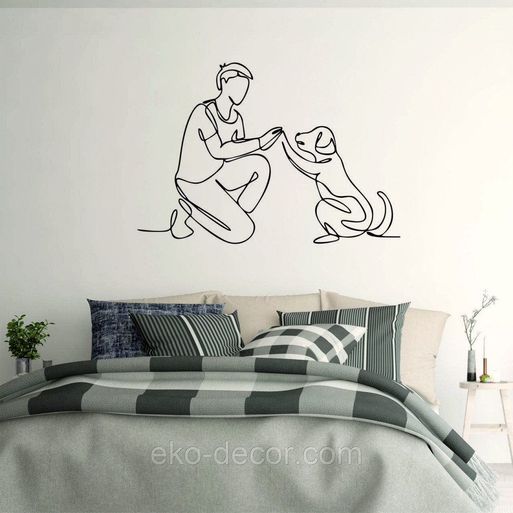 Декоративное настенное Панно «Домашний питомец» Декор на стену 110*75 см, Черный Киев - изображение 8