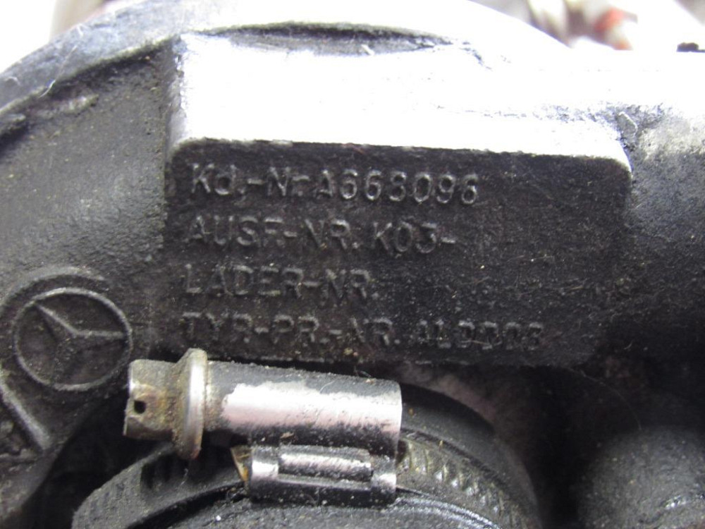 Турбіна Mercedes A170 1.7 cdi 1998-2004 (A668096) Ковель - фото 3