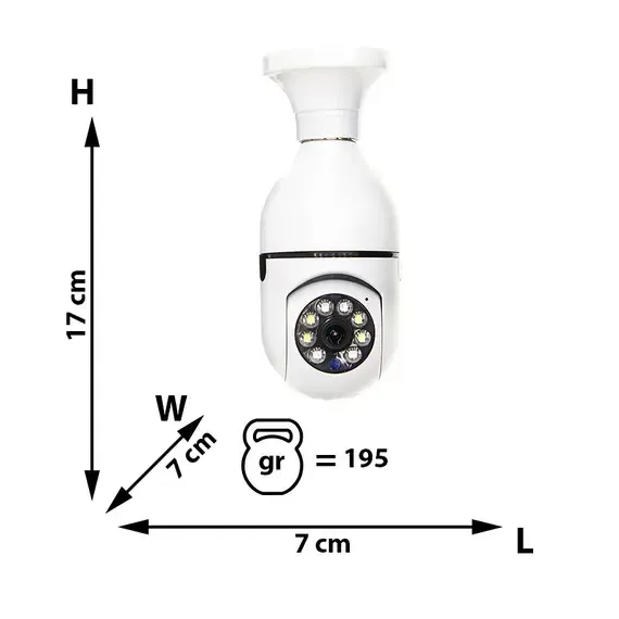 Наружная Wi-Fi камера E280-1080P на 2 мегапикселя Коломия - фото 3