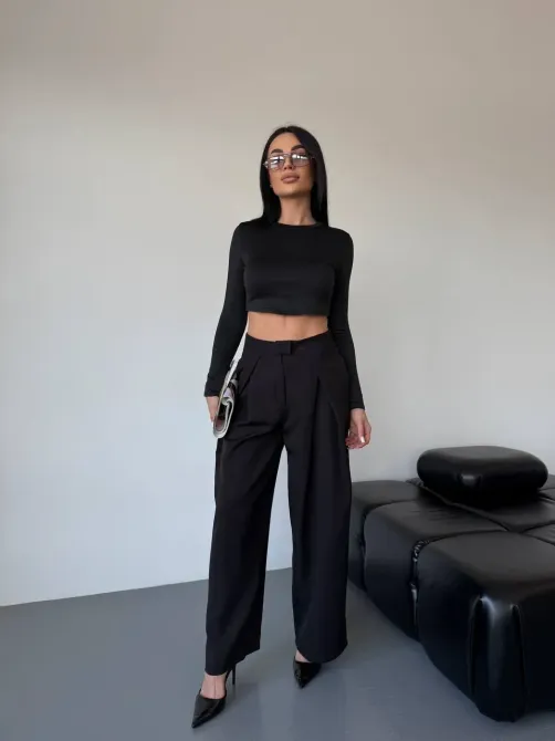 Женские брюки палаццо с высокой талией - идеальный вариант для базового гардероба. Одесса - изображение 7