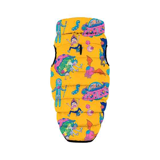 Курточка для собак WAUDOG Clothes малюнок "Рік та Морті 3", L65, В 87-90 см, С 60-65 см Коломыя