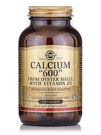 Кальцій з вітаміном D3 із раковин устриць (Calcium 600 from oyster shell with vitamin D3) 600 мг/300 МО 120 таблеток Київ
