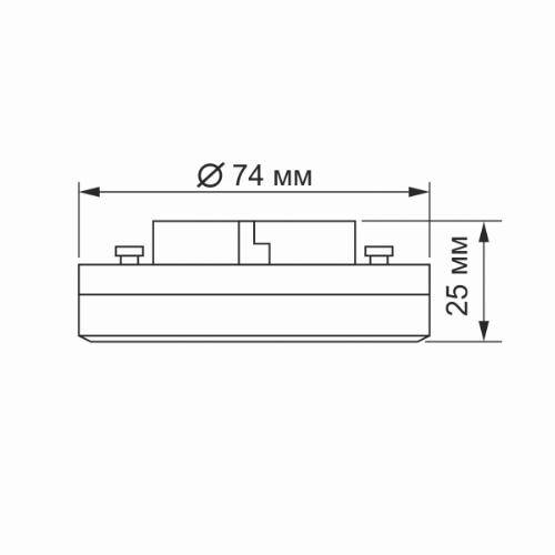 Лампа 12W GX53 4100К 220V LED Videx Житомир - изображение 7