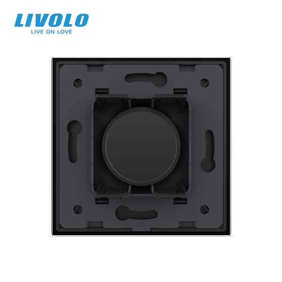 Годинник механічний Livolo чорний скло (VL-C7FCCL-2BP) Коломыя