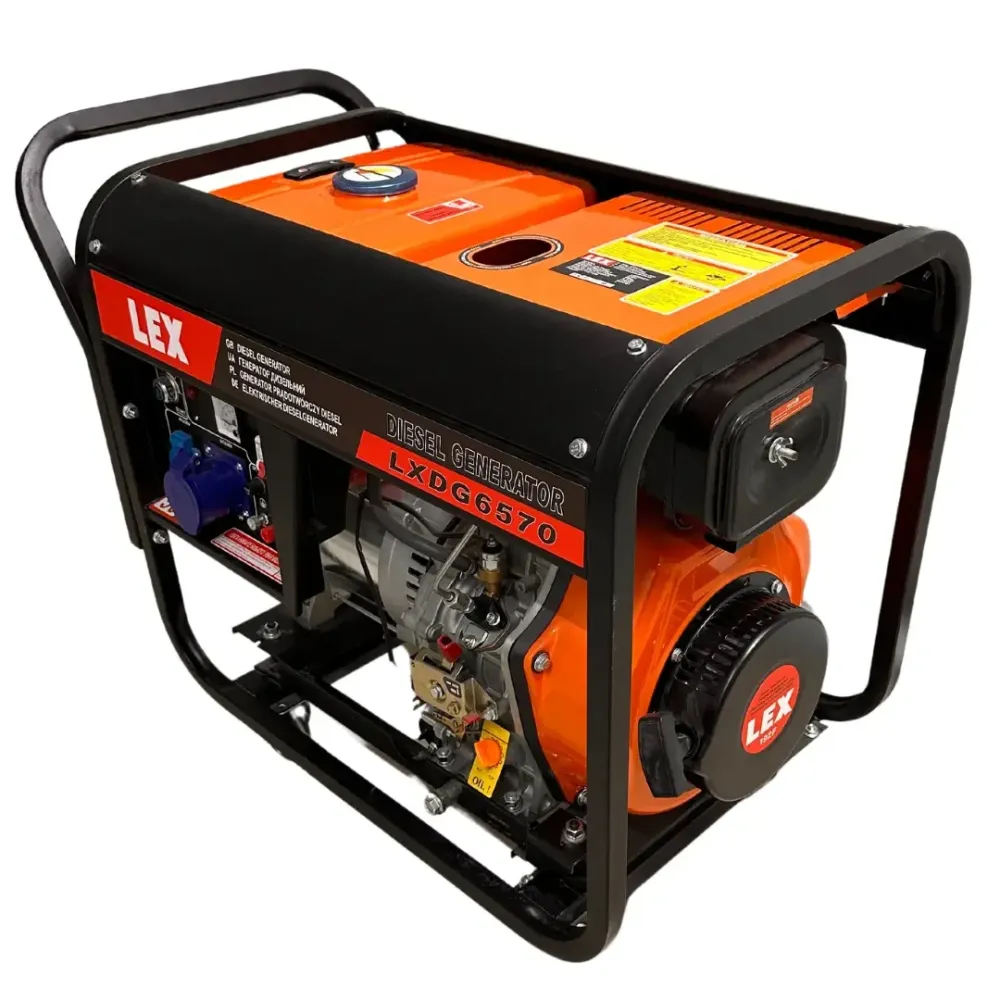 Дизельний генератор LEX ,Генератор дизельний  LXDG6065 6.0 6.5кВт,Генератор з електрозапуском 6.5 кВт Львів - фото 2