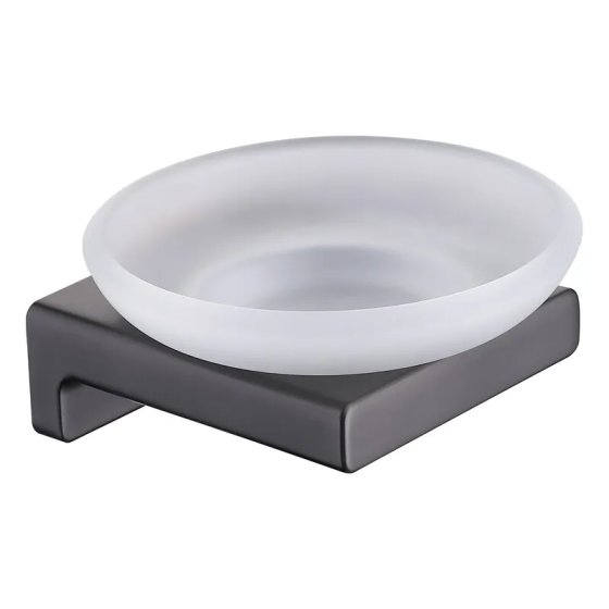 Мильниця настінна Koer AS-0102-07 (скло) колір графіт (KR6160)   ( 27820 ) Харьков
