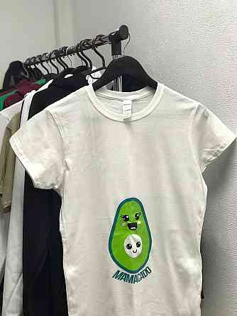 Женская футболка для будущей мамы. Футболка для беременной 