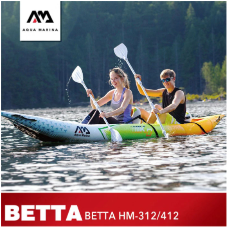 Каяк 2 людини Betta Leisure Kayak 2-person. Inflatable Deck. Paddle*2 Included Київ - фото 8
