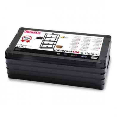 Стелаж Toomax 5 полиць cm. 100x40x180h black (5142) Вінниця