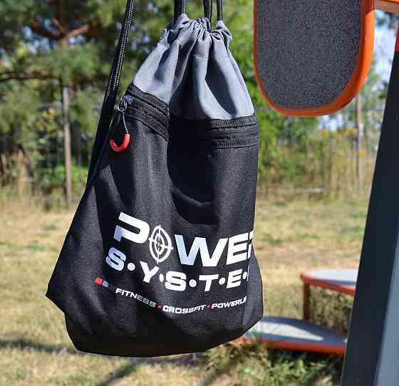 Рюкзак спортивний Power System PS-7011 Gym Sack Alpha Blak/Grey Кам'янське