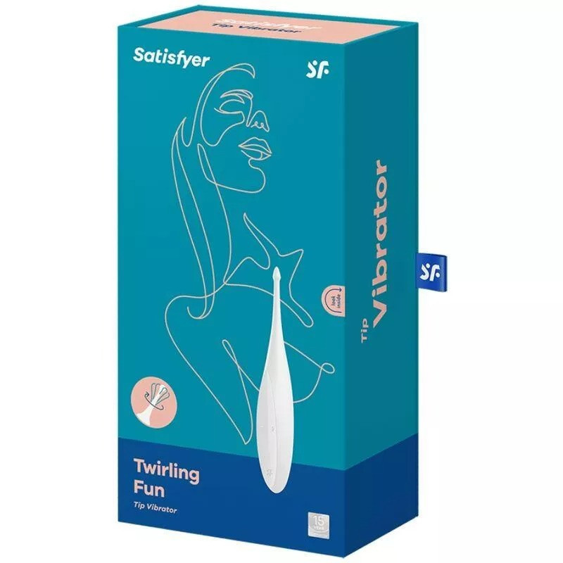 Точечный вибратор для клитора Satisfyer Twirling Fun белый Sex Aura Киев - изображение 4