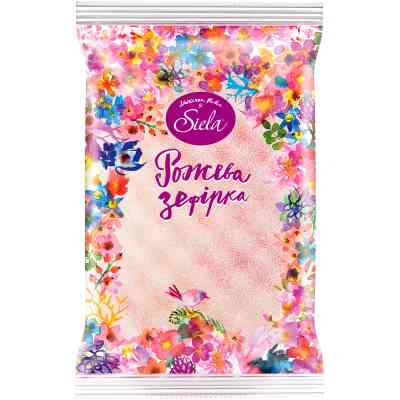 Губка для купания Siela Розовая зефирка (4820159841004) Винница