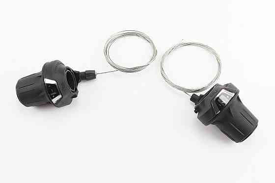 Перемикачі (грипшифт) 3x7 швидкості, чорні SL-RV300 Київ