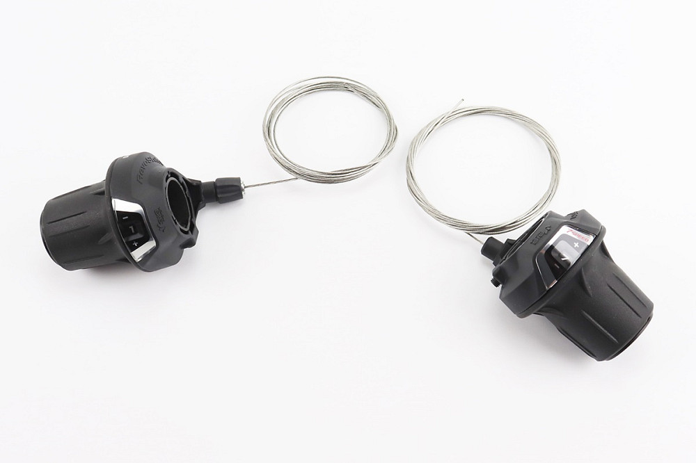 Перемикачі (грипшифт) 3x7 швидкості, чорні SL-RV300 Київ - фото 1