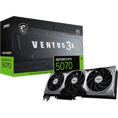 Видеокарта MSI GeForce RTX5070 12Gb VENTUS 3X OC (RTX 5070 12G VENTUS 3X OC) Винница - изображение 6