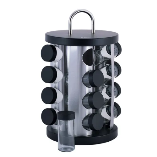 Набір для спецій 16шт на круглій підставці KAMILLE 7043 Житомир - изображение 7