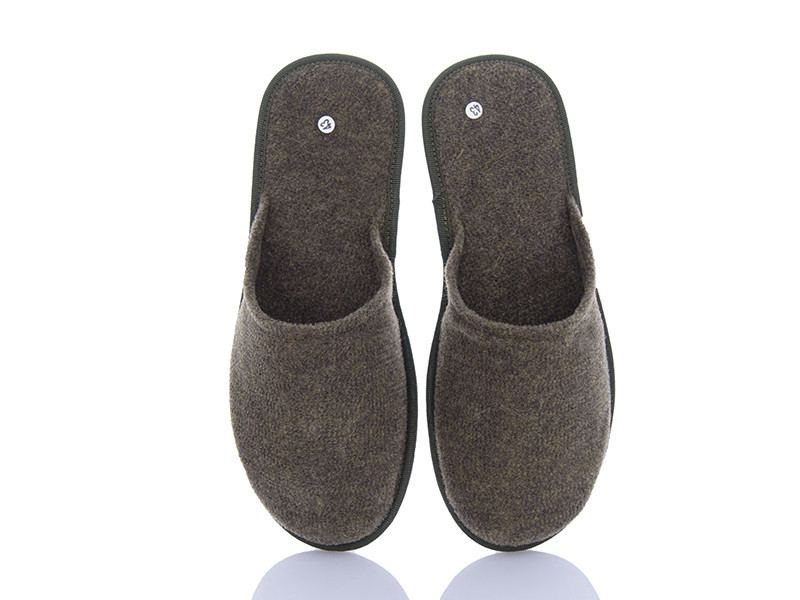 Тапочки домашние мужские хаки закрытый носок Одесса - изображение 2