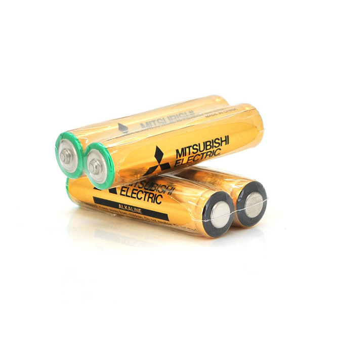 Батарейка щелочная MITSUBISHI 1.5V AAA/LR03, 2S shrink pack, 400pcs/ctn (комплект 2шт) Полтава - изображение 1