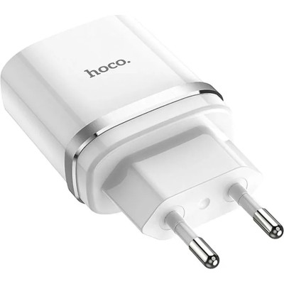 Зарядное устройство HOCO C12Q Smart USB QC3.0 + cable USB to USB-C 18W White (6931474716309) Винница - изображение 2