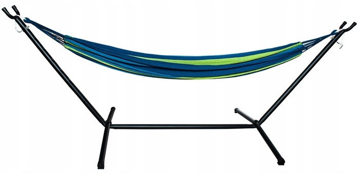 Садовий гамак двомісний 200х150 см з каркасом і чохлом Gardlov (10198) Нововолинськ - фото 3